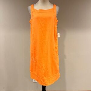 ForCynthia Vibrant Orange Sleeveless mini Dress